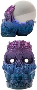 impremli Skull Shape Dock for Alexa Echo Dot 4G & 5G, ABS Plastic, 19x20x28 cm, 358 g, Universal Fit