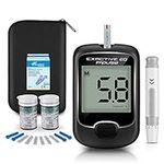 Diabetes Testing Kit [2020 Upgrade] Blood Glucose Monitor Meter Blood Sugar Tester with 50 Test Strips and 50 Lancets in mmol/L by Exactive EQ Impulse