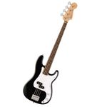 Squier by Fender Debut Collection Precision Bass Guitar, Laurel Fingerboard, White Pickguard, Black