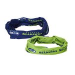 NFL Seattle Seahawks Fan Stretch Wrap (Braclet/Hair Tie) 2-Pack