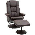 HOMCOM Recliner and Ottoman with Wr