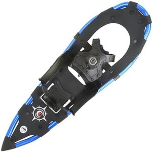 Crescent Moon Trailhawk 27 Ultralight Snowshoes for Men and Women with Advanced Spin Binding, Heel-Lift & Steel Crampons – Ideal Mens & Womens Snow Shoes for Snowshoeing