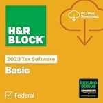 H&R Block Tax Software Basic 2023 w
