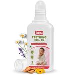 Tekme Baby Teething Roll On | Natural Teething/Soothing for 3 Months+ Babies | Dermatologically & Pediatrician Tested | 100% Ayurvedic with Chamomile, Lavender, Almond & Calendula Oils | Natural Herbal Formula (10ml)