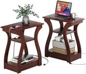 FROMJBEST End Table Set of 2 Side T