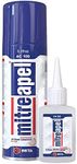 MITREAPEL CA Glue with Activator (0.80 oz - 3.30 fl oz.) - CA Glue for Woodworking - Cyanoacrylate Glue and Activator Spray - Crazy Glue, Super Glue for Crafts and DIY Projects - (1 Pk)