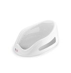 Angelcare Soft Touch Baby Bath Support -Grey- Water Level Indicator, Non-Slip, Comfortable & Safe for Newborns & Infants up to 6 Months