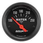 Auto Meter 2635 Z-Series 2-1/16" Short Sweep Electric Water Temperature Gauge