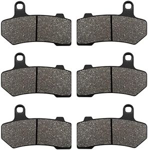 Front and Rear Brake Pads for Harley Road Glide 2008-2021, FLHX Street Glide 2008-2022, Road King 2008-2022, FLHTCU Ultra Classic Electra Glide 2008-2015