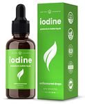 Iodine Drops | 1-2 Year Supply | Thyroid Health, Hormones & Weight | Potassium Iodide Liquid Iodine Supplement | Vegan & Non-GMO | Thyroid Supplements for Women & Men | Tasteless | 590 Servings