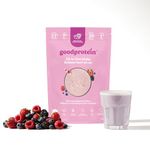 Good Protein Vegan Plant-based Protein Powder 100% Natural, Non-GMO, Dairy-free, Gluten-free, Soy-free, No Added Sugar and Nothing Artificial. Mixed Berries All-in-One Shake 440 grams