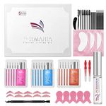 PERMANIA Lash Lift Sachet Kit,Eyelash Perm Kit, Fast Lash Lifting 5 Minutes DIY at Home with Strong Glue Professional Lash Perming Kit Last 6-8 Weeks (15pcs)