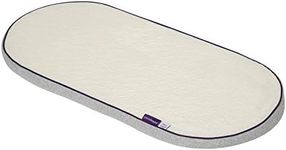 Clevamama ClevaFoam Moses Basket Mattress 74x30 cm, White