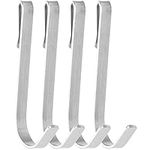 KINCMAX Stainless Steel S Shaped Metal Hooks for Hanging Shower Caddy - Home Organiser for Bathroom or Kitchen - Heavy Duty Rustproof Hook SUS 304 Steel