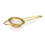 Teapro Matcha Sieve & Loose Tea Strainer | Metal Fine Mesh Stainless Steel | Mini Icing Sugar Sieve | Tea Filter | Small Matcha Sifter in Gold (1)