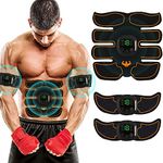 WARDBES Abs Trainer, EMS Training Device, Abdominal Muscle Trainer, Abdominal Trainer, Portable Muscle Stimulator, for Abdomen, Arm, Leg Fitness Training