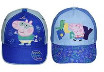 Happy Kids Children's Boys Peppa George Pig Cap Baseball Summer Sun Hat Assorted, Only one Cap Will be Supplied at Random, Multicoloured, 1-6 Years