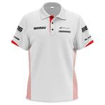 WINMAU Pro-Line White Sports Dart Shirt - Medium