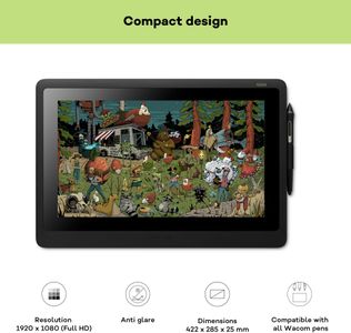 Wacom Cintiq 16 Drawing Tablet – 15.6" Pen Display for Artists
