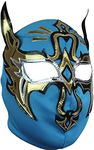 Luchador Mask Adult Size Lucha Libre Adult Mexican Wrestling Costume Pro-Fit Lycra Mask (Choose Design)