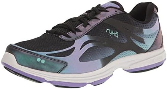 RYKA Women's Devotion Plus 2 Walking Shoe, Black Pastel Multi, 8