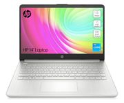 HP 14" Laptop, Intel Core i3-1215U Processor, 8 GB RAM, 256 GB SSD, Intel UHD Graphics, FHD Display, Up to 8hrs battery, Win 11, Dual Speakers, Natural Silver, 14s-dq5003sa