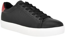 Guess Men's BIVLY Sneaker, Black/Red 001, 13