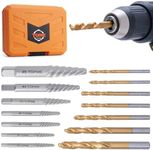 TOPME Screw Extractor Set, 14PCS Ea