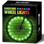 Sumree LED Bike Wheel Lights, 2-Tire Pack Bike Lights with Batteries Included, Best Bicycle Lights - Stocking Stuffer Birthday Gift for Kids, Boys, Girls, Adults