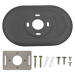 Nest Thermostat Trim kit,Nest Thermostat Wall Plate for Google Nest Thermostat-Programmable WiFi Thermostat Accessory (Charcoal)