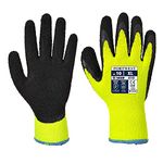 Portwest A143 Thermal Soft Grip Glove Yellow/Black, Large