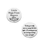 SEIRAA Miscarriage Gift for Mothers Memorial Hug Token Gift Little Hug from Heaven Grief Gift for Women Pocket Coin (Miscarriage Gifts)