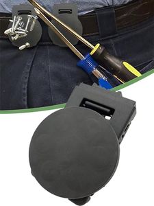 FYWZ Magnetic Tool Holder for Belt Clip, Strong Magnet Clip-On Belt Holster Magnetic Holster for Screws Nails Hammer Sockets Pliers Screw Driver Trowel Drill Bit Wrench Metal Accessories - 1 Set