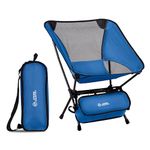 CROSS COUNTRY Lightweight Camping Chair - Portable & Collapsible Outdoor Chair | Sturdy & Foldable Beach Chair for Adults with Storage Bag for Camping, Travel, Hiking, Camp, Fishing & Picnic