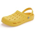 Lakeland Active Women's Coniston Ultra-Breathable Clogs for Summer Holidays and Everyday Use - Yellow - 7 UK