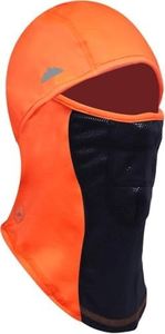 Tough Headwear Hunting Face Mask for Cold Weather - Orange Balaclava - Hi Visibility Ski Mask for Men - Hunting Face Cover