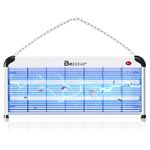 Bug Zapper, 40W 3200V High Voltage Insect Killer, Extended Version with Wide UV Light Range, 1800 Square Feet Coverage, Electric Fly Mosquito Zapper for Indoor Commercial & Home Use