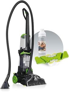 CLEANmaxx Nettoyant pour tapis et sols durs PRO pour nettoyer presque tous les sols durs et rafraîchir les tapis et les meubles rembourrés Aspirateur de lavage avec brosse de rechange et shampoing