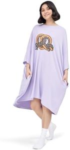 The Oodie Oversized Bamboo Bliss Sleep Tee for Women/Girls | Ultimate Comfort for All-Night Relaxation | Loose Comfortable Sleepshirt with Side Pockets (Dachshund, Regular)