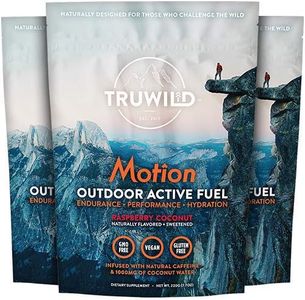 TruWild Motion - 3 Pack, All Natural Plant Based Vegan Pre Workout Powder for Men & Women, Clean Energy Supplement with Electrolytes, Increased VO2 Max, No Chemicals, Fillers or Synthetic Stimulants