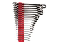 TEKTON Reversible 12-Point Ratcheting Combination Wrench Set with Modular Slotted Organizer, 19-Piece (6-24 mm) | WRC94303