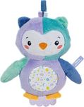 Clementoni 17268 Night Owl Light up Plush, Multi-Colour