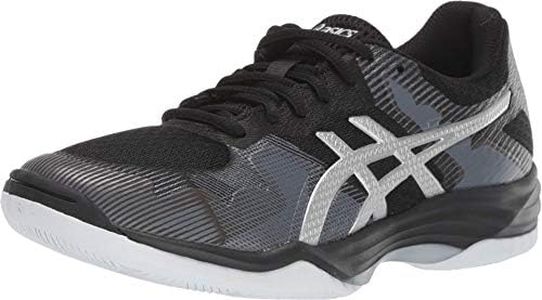 ASICS Women's Gel-Tactic 2 Volleyball Shoes, 12M, Black/Silver