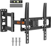 ELIVED Tilt and Swivel TV Bracket for Most 26-60 Inch LCD, LED, OLED Flat or Curved TVs with Max. VESA 400x400mm up to 35KG, Corner TV Wall Bracket