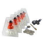 5 Pcs Standard Replacement Bag for Volcano Vapouriser,Easy Valve Bags Replacement With Adapter