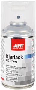 APP Klarlack FD Spray - Vernis 2k brillant | Bombe vernis bi composant idéal pour la renovation phare voiture | Vernis pour phares de voiture | Haute brillance et séchage rapide | 250 ml