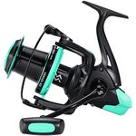 Sougayilang Surf Fishing Reel，11+1BB Stainlesss Spinning Reel, 10000 Series Super Powerful Drag, Oversize line Capacity Spool for Saltwater/Freshwater Catfish Carp Fishing Reel