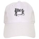 CafePress Woodturning Cap Unique Adjustable Baseball Hat White