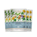 LuxaDerme Hand Hydration Gloves | Deep Moisturising Gloves | Long Lasting Hydration | Evens Out Skin Tone | Nourishes Nails & Cuticles (Pack of 5)