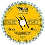 1 x SabreCut SCCSM210_40 210mm 40T x 30mm 25.4mm 20mm 16mm Bore Multi-Material Metal Wood Plastic Circular Saw Blade Compatible with Bosch Dewalt Makita Milwaukee and Many Others